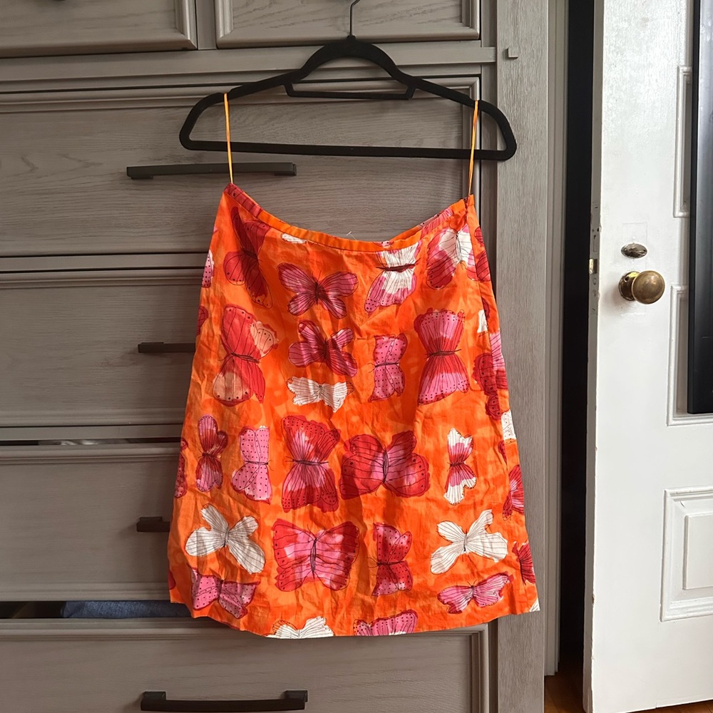 Tocca Vibrant Butterfly Print Mini Skirt